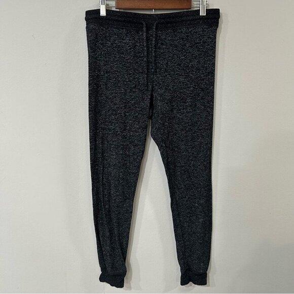 American Eagle Outfitters Black Charcoal Jogger Sweatpants Women’s Size Large - Picture 2 of 6